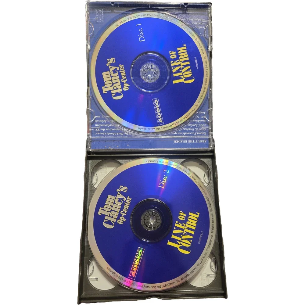 Tom Clancy's Op-Center Audiobook CD Lot of 3 - Siege, Conquer, Control